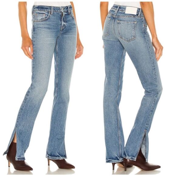 GRLFRND NEW Hailey Low Rise Slim Boot in Melrose - Picture 1 of 14